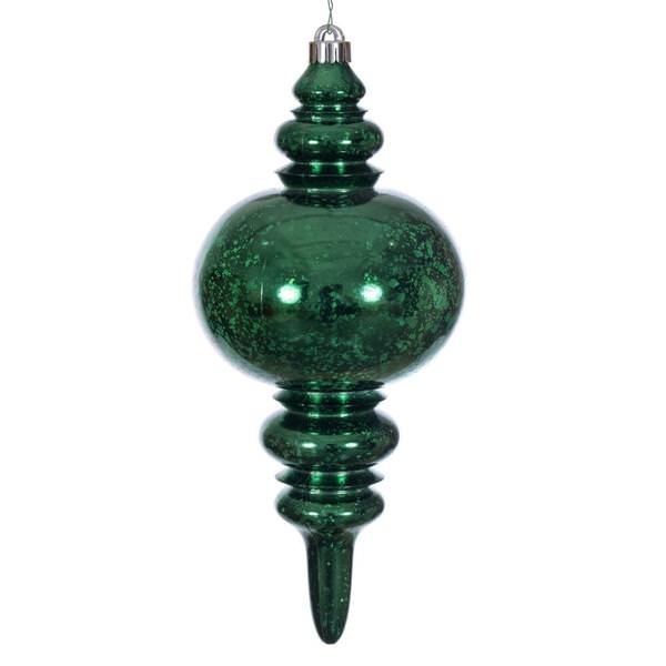 13" Midnight Green Mercury Finial