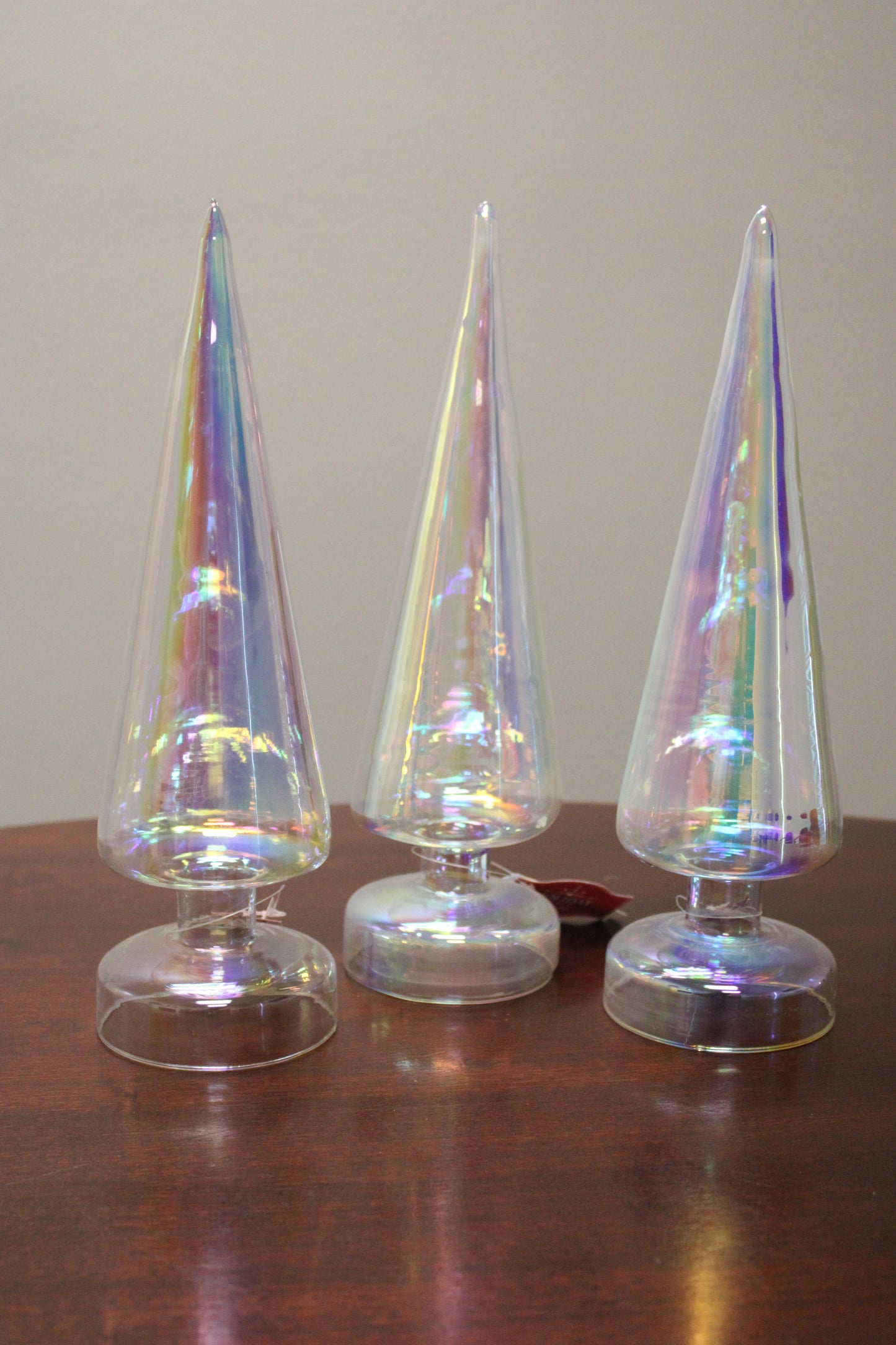 Irridescent Glass Modern Christmas Tree