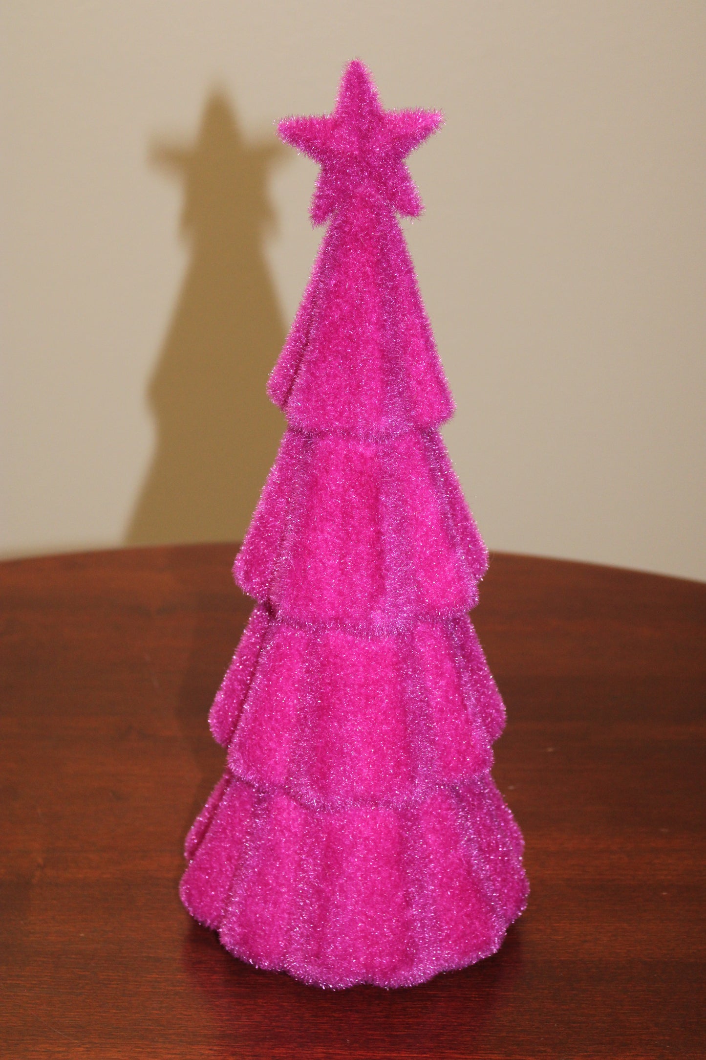 16" Magenta Felt Christmas Tree