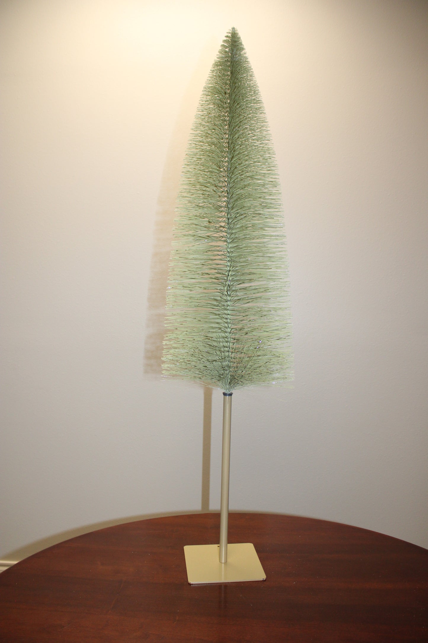 Lime Green Adjustable Bottle Brush Tree