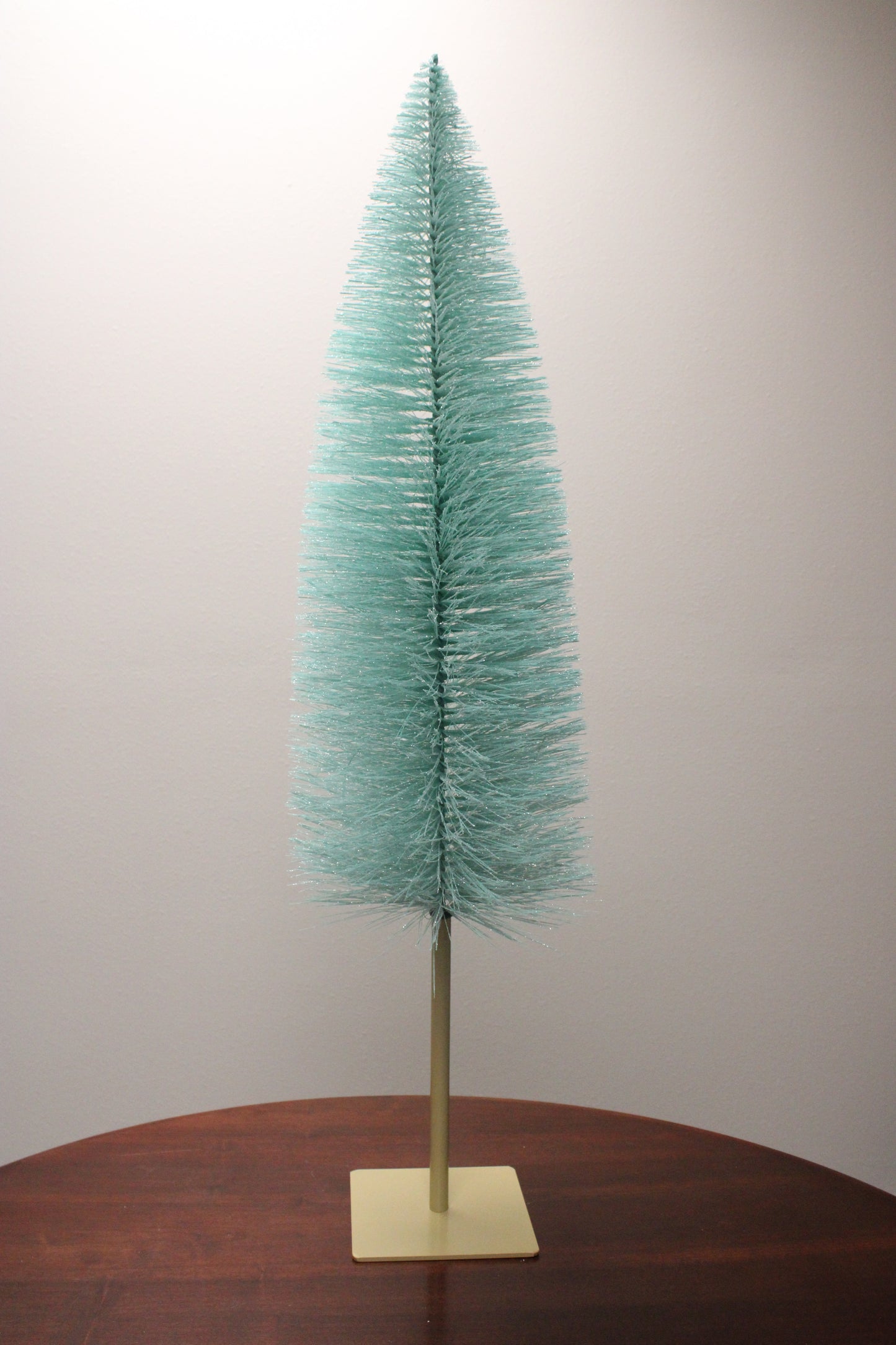 Turquoise Adjustable bottle brush tree
