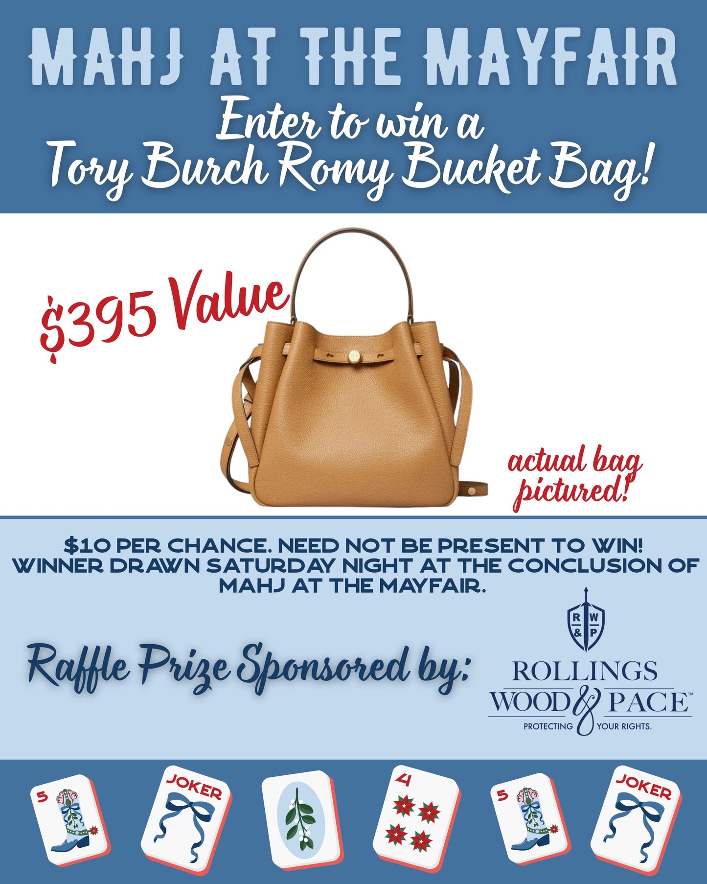 Mahj Raffle - Tory Burch Handbag