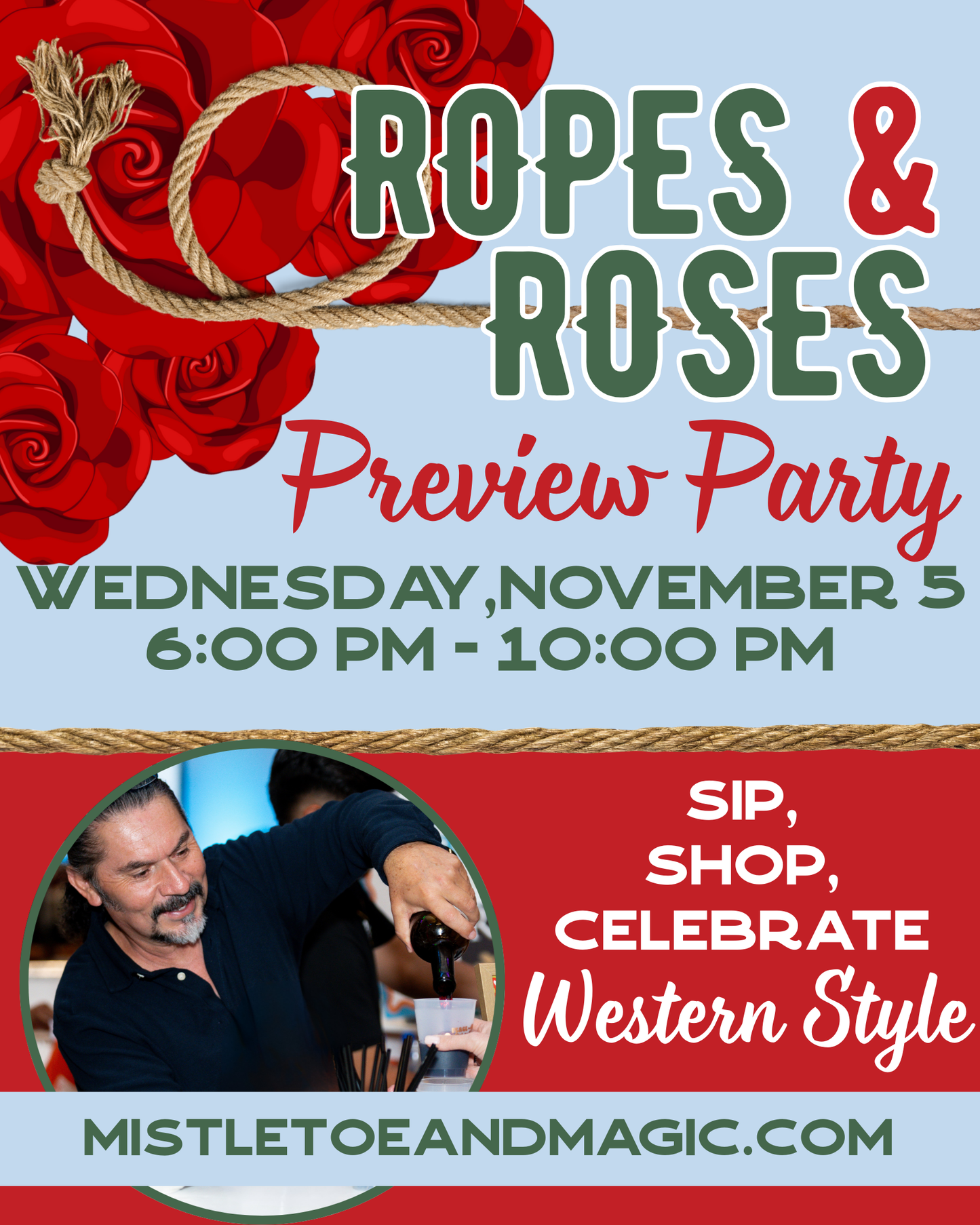 ROPES and ROSES PREVIEW PARTY